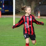 A member of the team in her new kit