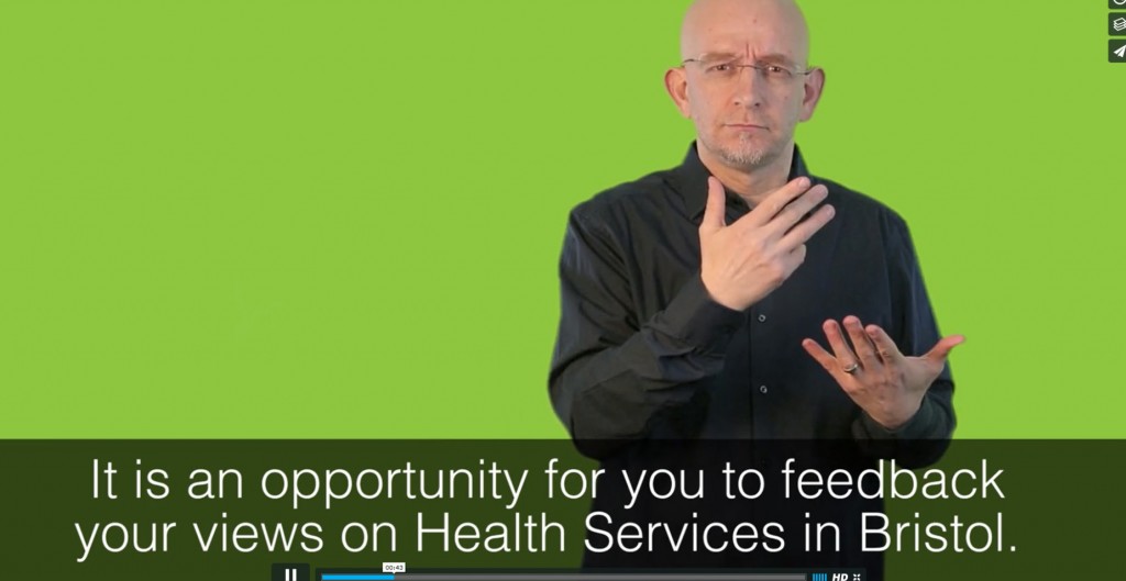 bsl video for deaf residents